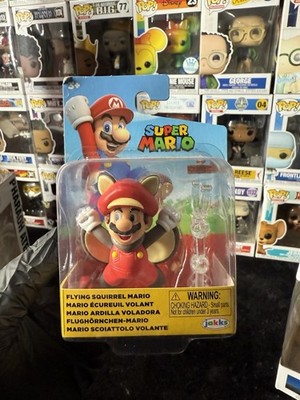 Super Mario Flying Squirrel Mario 2.5'' Figure New in Package