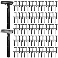 200 Pcs Twin Blade Disposable Razors Bulk for Men Women Homeless Stainless Steel