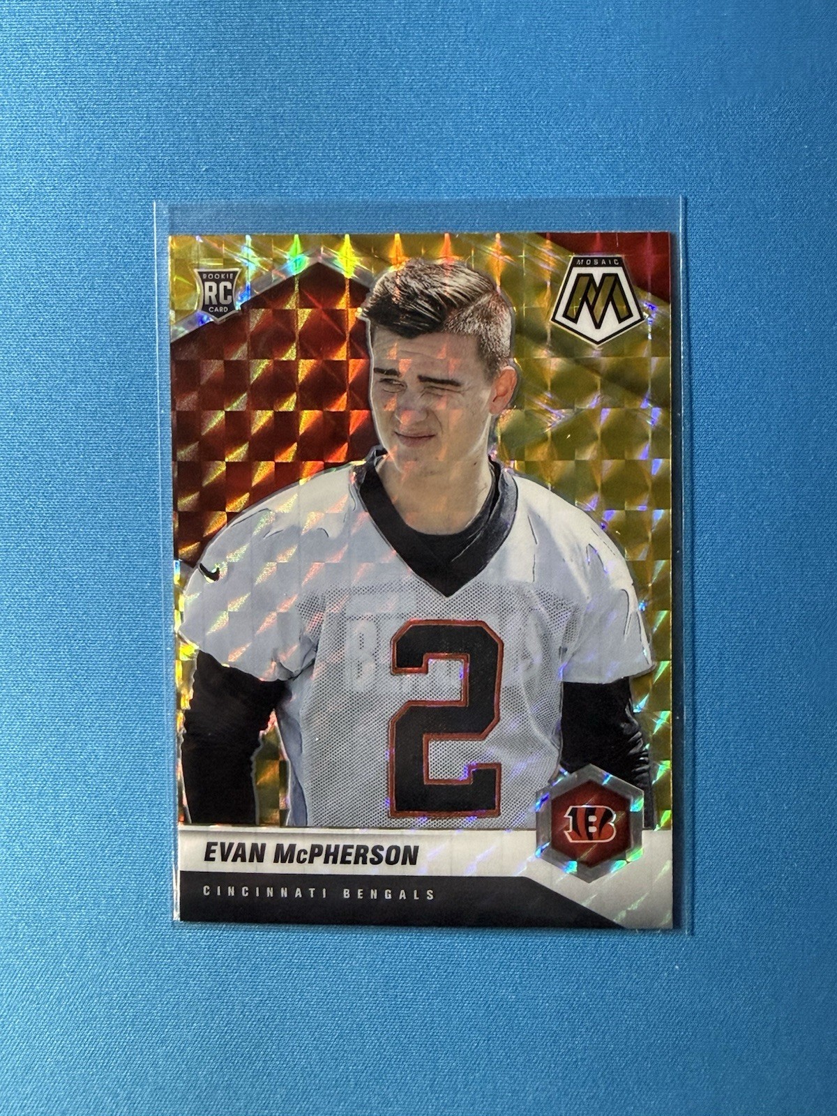 Evan McPherson Panini Mosaic #361 Reactive Yellow
