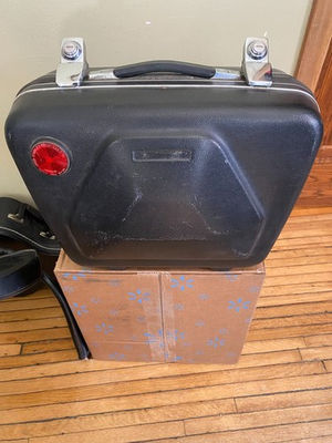 #ad 1980#x27;s honda line right side luggage case $65.00