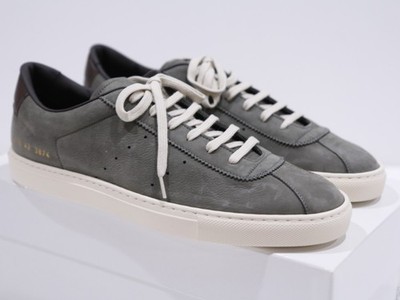 NEW COMMON PROJECTS TENNIS 24 Warm Grey Nubuck Leather 42 EU