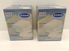 (2)Dr Scholls 2 Pound SCENTED WAX REFILLS for PARAFFIN BATH w 30 Plastic Liners 