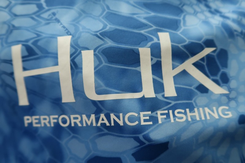 Huk Performance Fishing Blue KrypTech Graphic WindShirt (M) OMG!! 😎 🐟