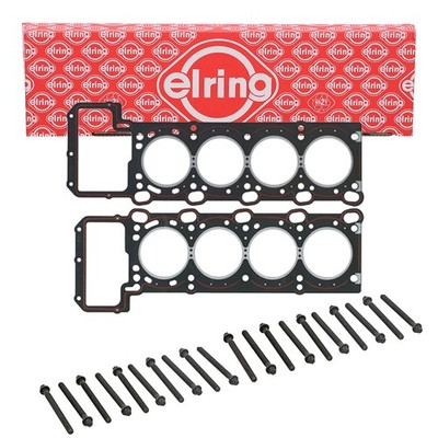 2x ELRING Zylinderkopfdichtung + Schrauben für BMW E34 530i E32 E38 730i V8 M60