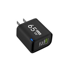 65W USB C Fast Charger QC3.0 Wall Adapter Travel Power Charger US Plug Black