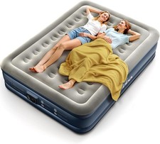 Queen Airbed with Built-in Pump, 3-Min Self Inflating