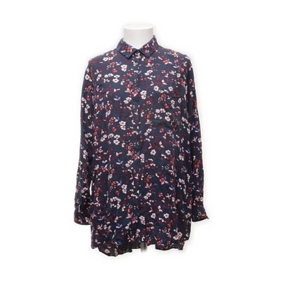 Kiabi, Kleid, Größe: 50, Blau/Mehrfarbig, Blumen, Damen #TlL