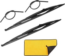 28" RV Wiper Blade Pair Motorhome Windshield Wipers 9x3 12x4 J-Hook 2pcs