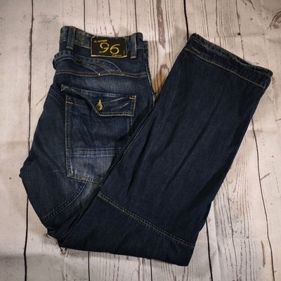 Vintage G-Star RAW 10 Jahre Elwood 5620 Jeans 38x34 3D Cinch Back Anniversary 96