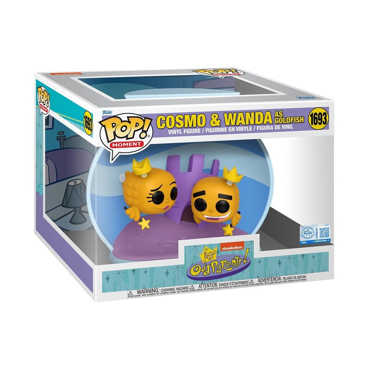 Funko Pop Moment: Fairly Odd Parents - Cosmo and 3.75 Inches