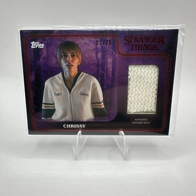 2025 Topps Stranger Things Costume Relics Chrissy /25 SSP