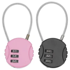 2 Pcs Outdoor Padlock Locker Combination Padlocks Sash Fence Gate