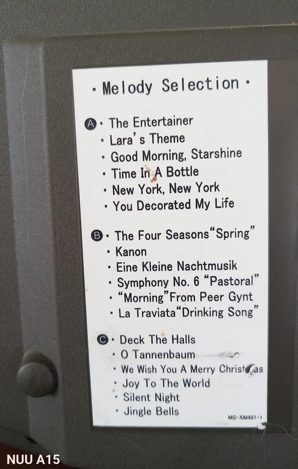 Seiko Melodies In Motion Clock. QXM491BRH 18 Melodies Works! Mechanical Movement - Image 2 of 3