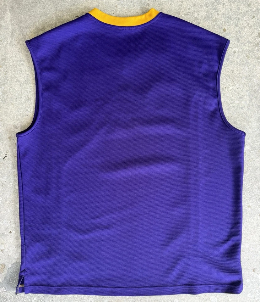 ВИНТАЖНАЯ ФУТБОЛКА ДЛЯ СТРЕЛЬБЫ LOS ANGELES LAKERS NIKE АУТЕНТИЧНАЯ РАЗМИНКА ДЖЕРСИ KOBE XL - Изображение 2 из 4