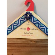 Lindsay Phillips Switch Flops Size Medium Sienna Strap NEW