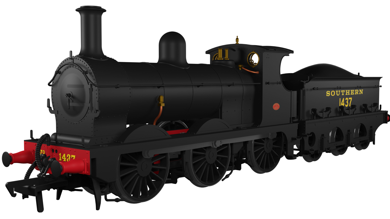 Rapido Trains 966505 OO Gauge SECR O1 Class No.1437 SR Plain Black (Egyptian Let