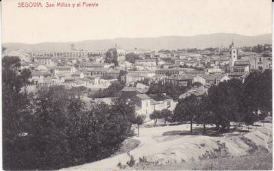 San Millan Segovia Spanien Postkarte ungelaufen sehr guter Zustand