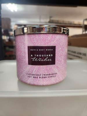 Bath & Body Works Candle 3 Wick Scented A Thousand Wishes NEW Unused