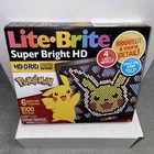 Pokémon Lite Brite Edition Super Bright HD Light-Up Screen & Pegs Colorful NEW