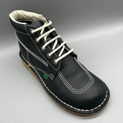 Kickers Kick Hi Blau Leder Stiefeletten Herren Uk 7 Oasis Liam Gallagher