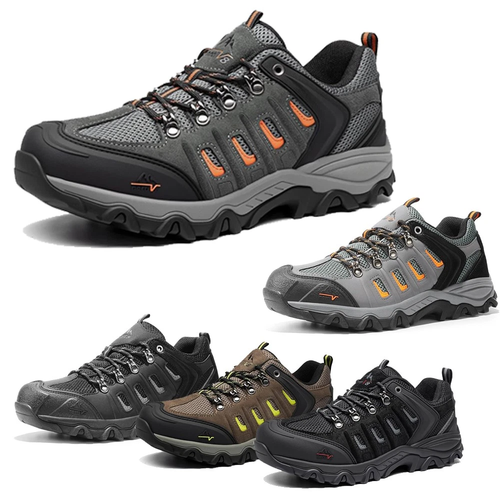 Men's Waterproof Hiking Shoes Low-Top Outdoor Trailing Trekking Camping Shoes
Opens in a new window