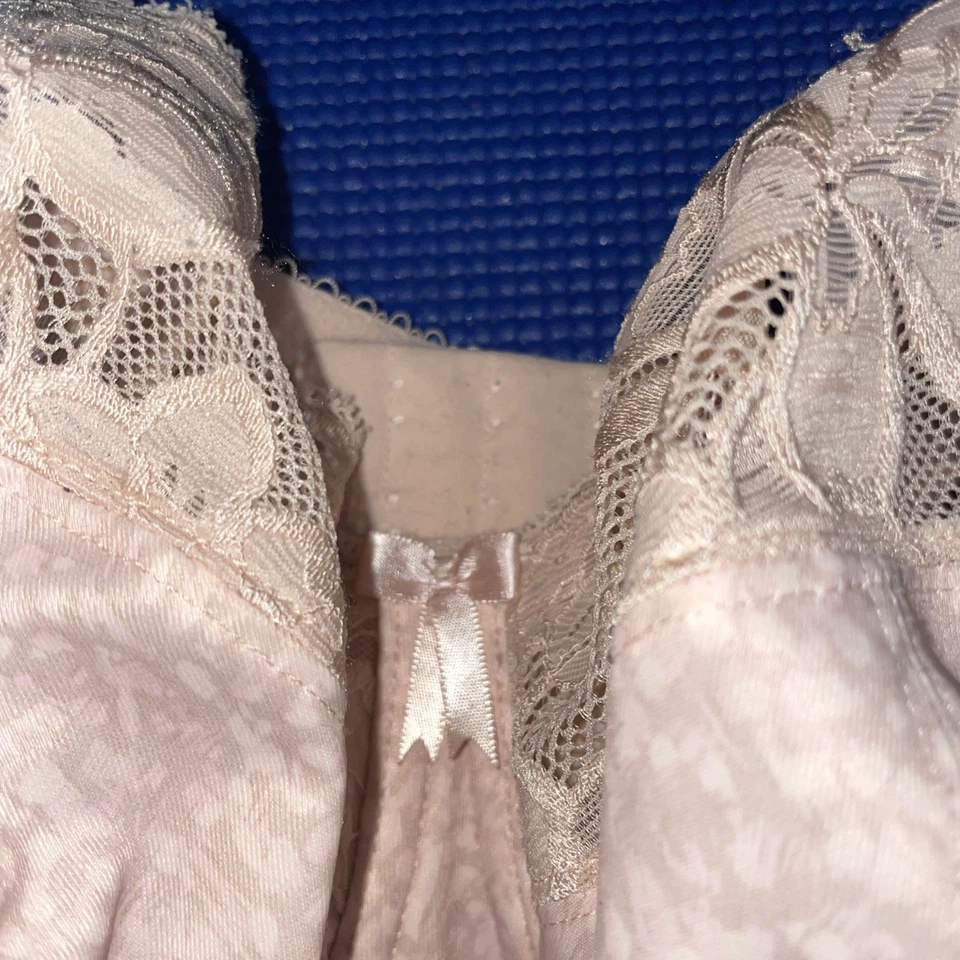 Elomi Nursing Bra Size 34I EL4542 Maternity Unlined Beige Abstract - Image 2 of 4