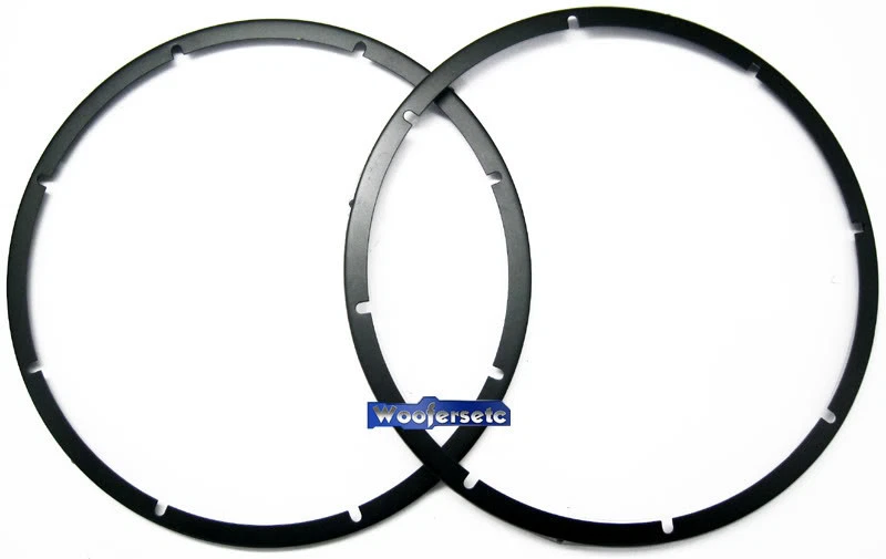 2 CUBIERTAS PARA SUBWOOFERS KICKER ALPHASONIK NEGRAS UNIVERSALES DE METAL 15" NUEVAS Foto 4 de 4