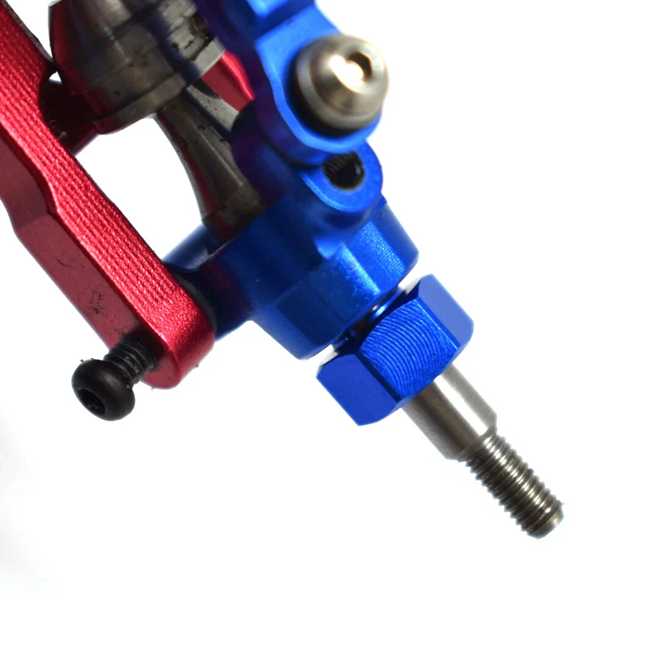 GPM Aluminum Rear Wheel Hex Adapters 5mm Thick Red : Losi 1/18 Mini-T 2.0 - Image 3 of 3