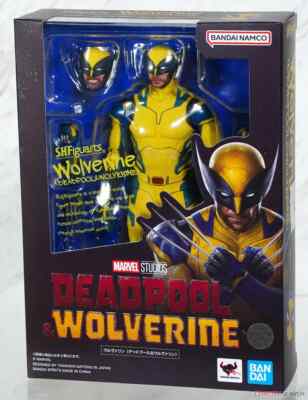 BANDAI S.H.FIGUARTS MARVEL (DEADPOOL & WOLVERINE) WOLVERINE 155mm ACTION FIGURE