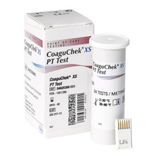 CoaguChek XS- PT-Test | 24 Teste | PZN 00146910 | Verfall: 31.05.2027