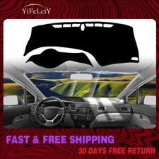 Custom Car Dashboard Cover Protect Anti-Glare Dash Mat for Honda Civic 2012-2015