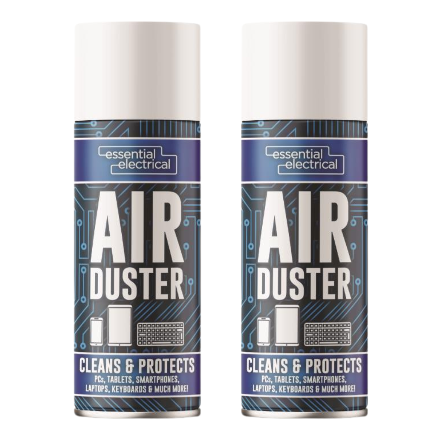Air Duster Essential Electrical Spray Protect PC Laptop Keyboard Safly 200ml X 2