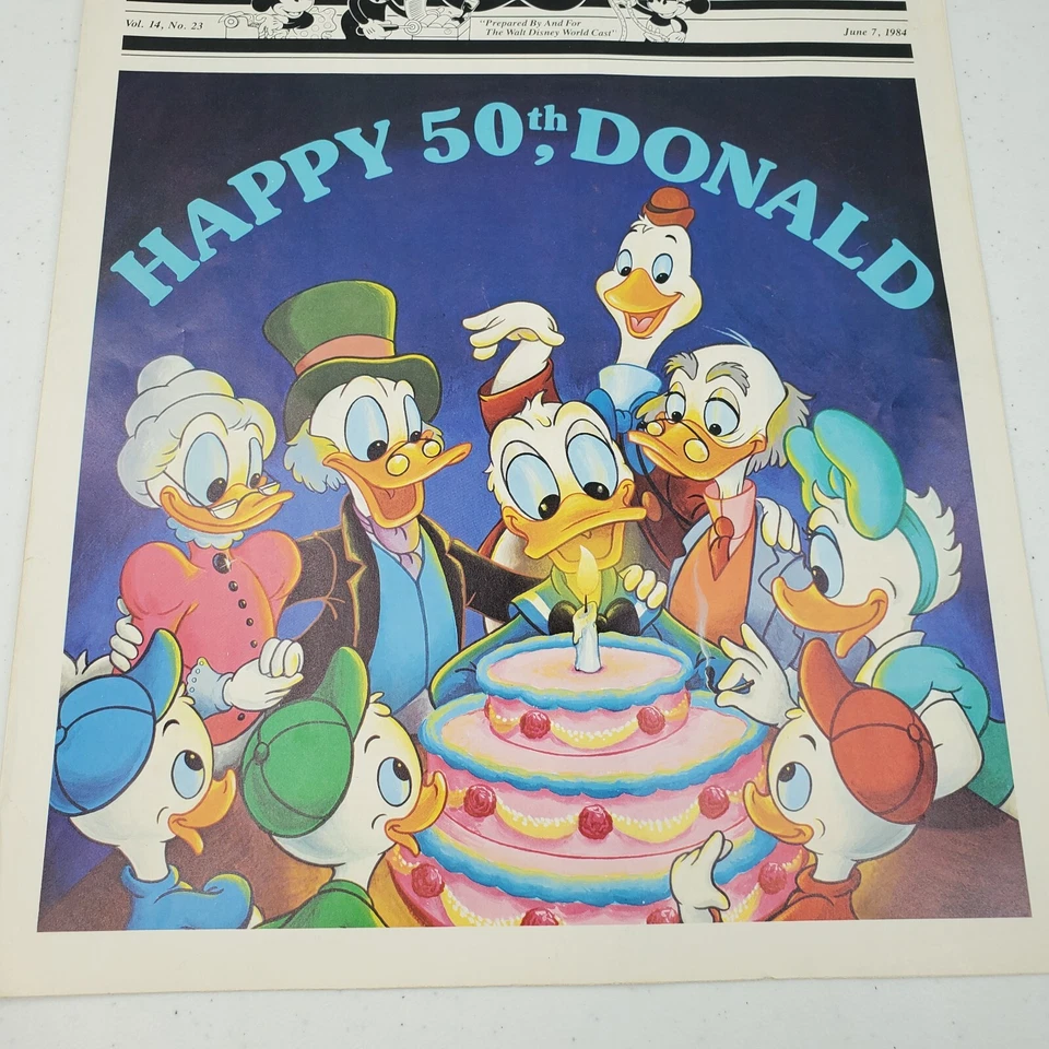 Disney Eyes & Ears exclusivo miembro del reparto febrero 1984 Goofy y Clarabelle Foto 4 de 4