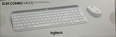 Logitech - MK470 - Slim Wireless Combo - Off White