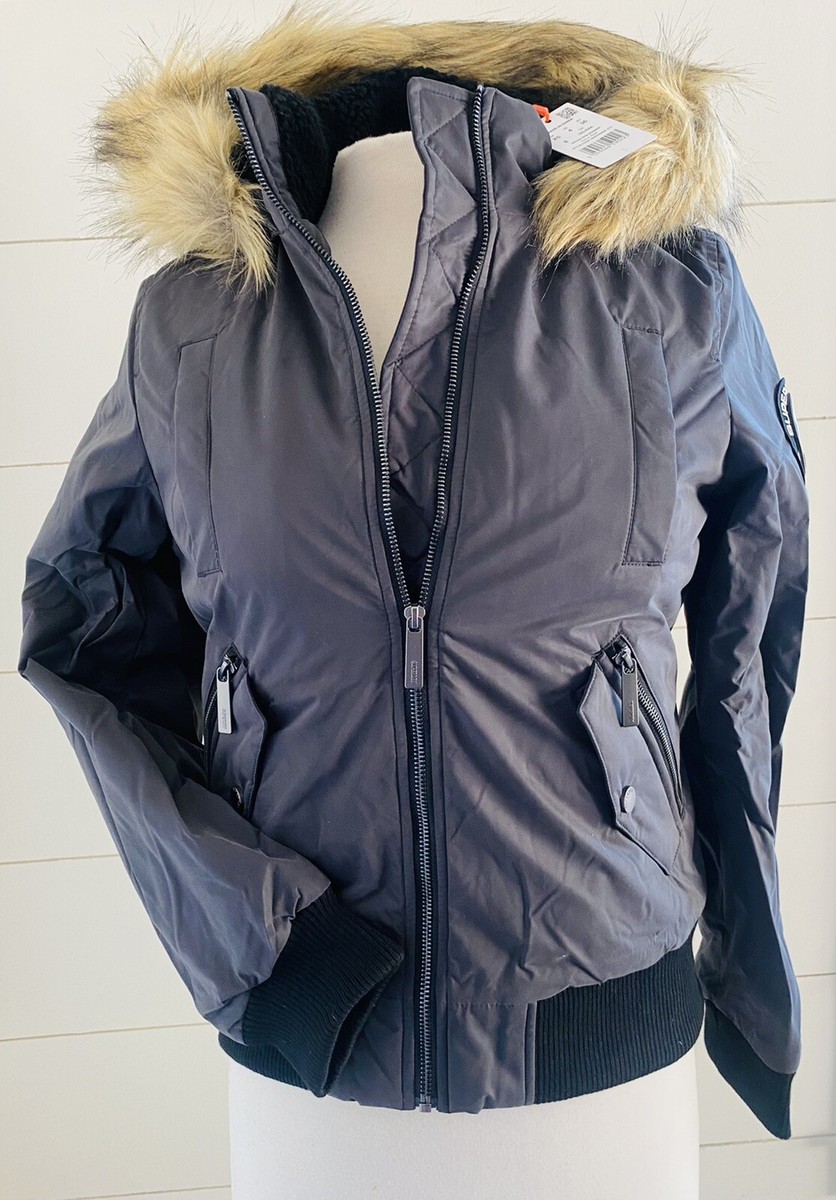 Superdry women's Microfibre Bomber Jacket XS New With Tags