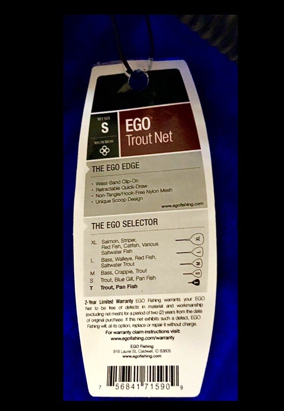 ego fishing net warranty Kryptek Large Rubber Head Innovative Grip Design EGO Floating Wade & Kayak