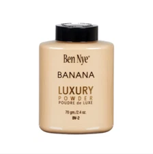 Ben Nye Banana Luxury Powder  2.4oz %100 Authentic. New TALC FREE formula