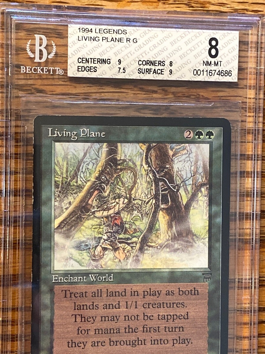Living Plane MTG Legends BGS Grade 8/7.5/8/9 “8” NM-MT Beauty (RG