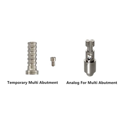 10X Dental Analog Temporary Multi Unit Abutment Titanium Sleeve Fit Nobel Active
