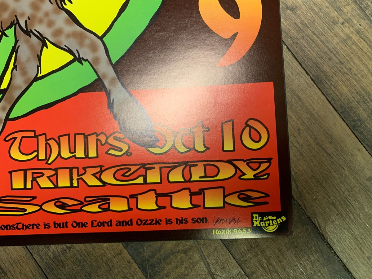 Frank Kozik - 1996 - Melvins Concert Poster S&N Ultrasatanic