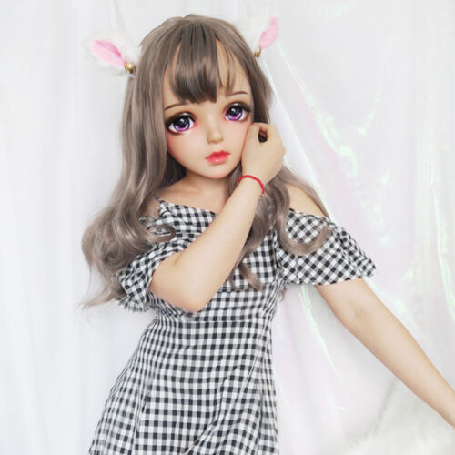 Kigurumi Head Shell Animated Mask Cute Baby Face Doll Face BJD Littel Kitten - Picture 4 of 13