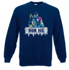 Sub Ice Sweatshirt Pullover Mortal Fun Cream Maker Sub-Zero Kombat Gamer Gaming
