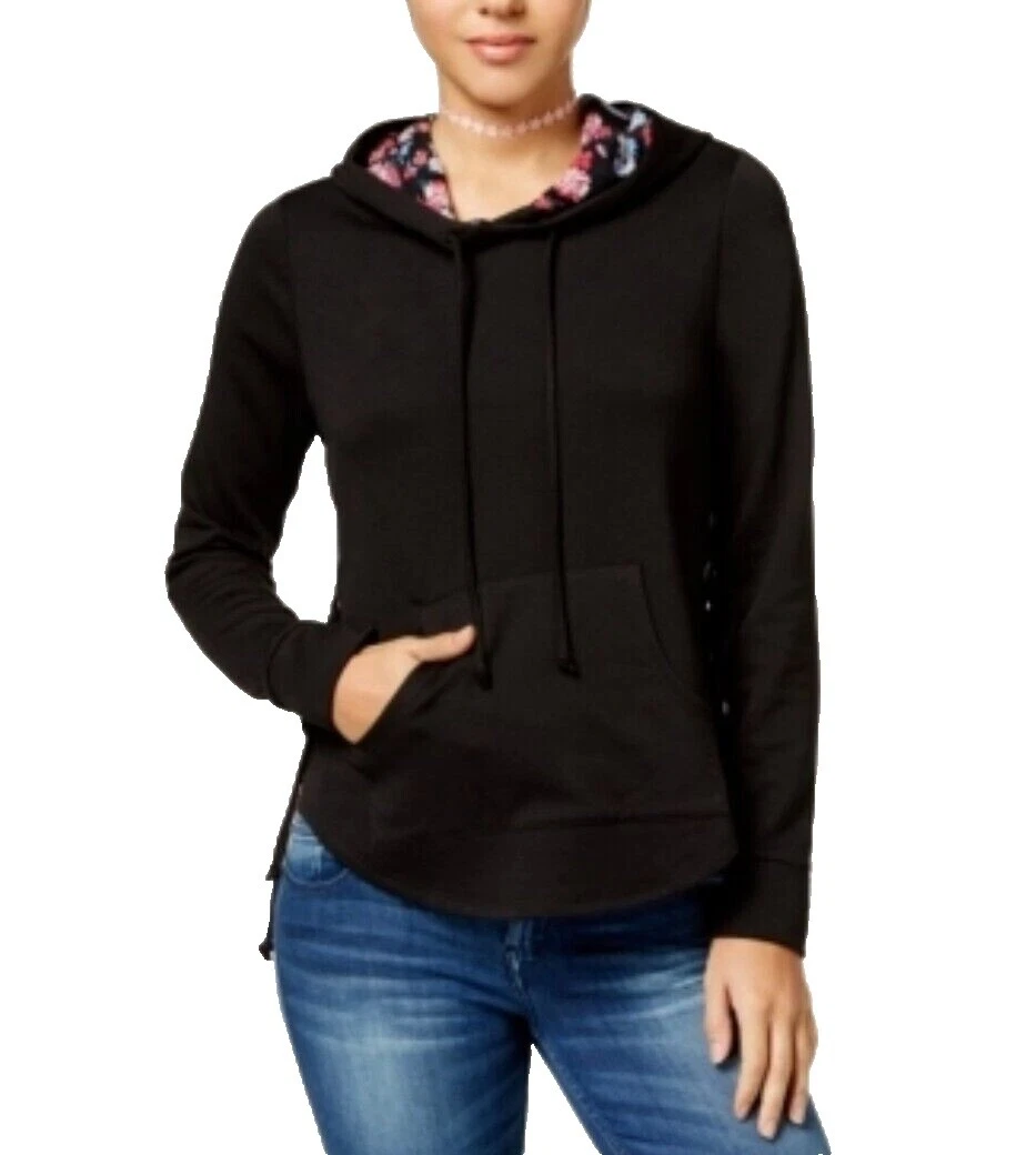 Self Esteem Solid Long Sleeve Hoodies & Sweatshirts for Women