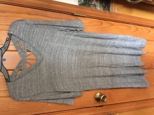 Women's New Directions Grey Sheath Dress Size Large
