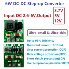 3 PCS 6W DC-DC Converter 2.6-6V to 3.7V 5V 12V Boost Voltage Regulator Module