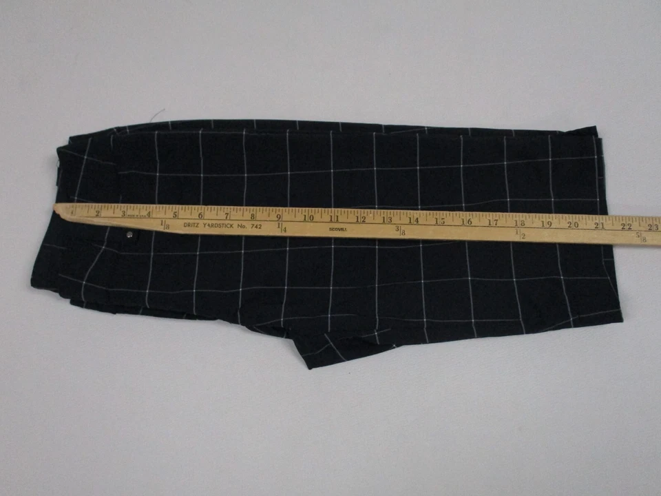 Pantalones Cortos Para Mujer Nike Talla 2 Azul Bolsillos a Cuadros Golf Golf Drifit Elásticos Foto 4 de 4