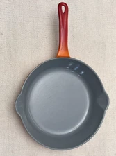 DESCOWARE SPECIAL  Made in Belgium - Cast Iron Skillet 81-A - Double Spout