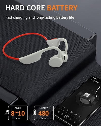 ANCwear Running Headphones with Native Voice Assistant, Wireless Bluetooth Sport - 第 4/9 張圖片