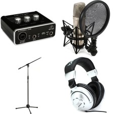 Behringer U-phoria Um2 Usb Aduio Interface And Tm1 Condenser Microphone