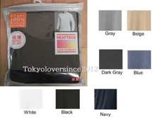 UNIQLO Men Heattech Cotton  Extra Warm 極暖 Long Sleeve Crew Neck T-shirt  X-4XL